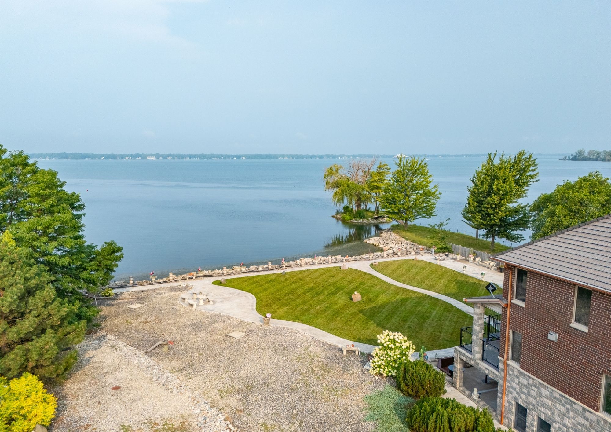 Exterior aerial view of 1360 Windermere Place